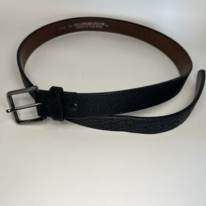 BULLHIDE BELTS Heavy Duty Belt Leather Handmade USA Sz. 46  Rough American Bison